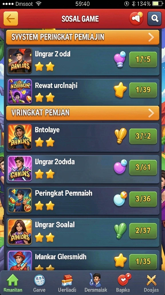 bosjoko - Grafis permainan yang memukau dan detail.
