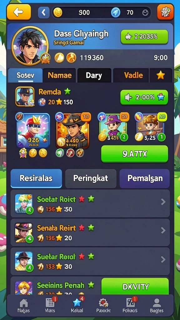 hao788 - Fitur komunitas yang memungkinkan interaksi antar pemain.
